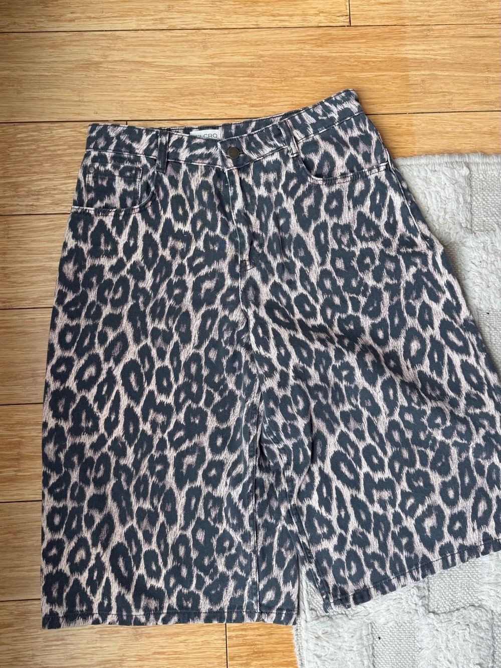 Leopard Bermuda Short